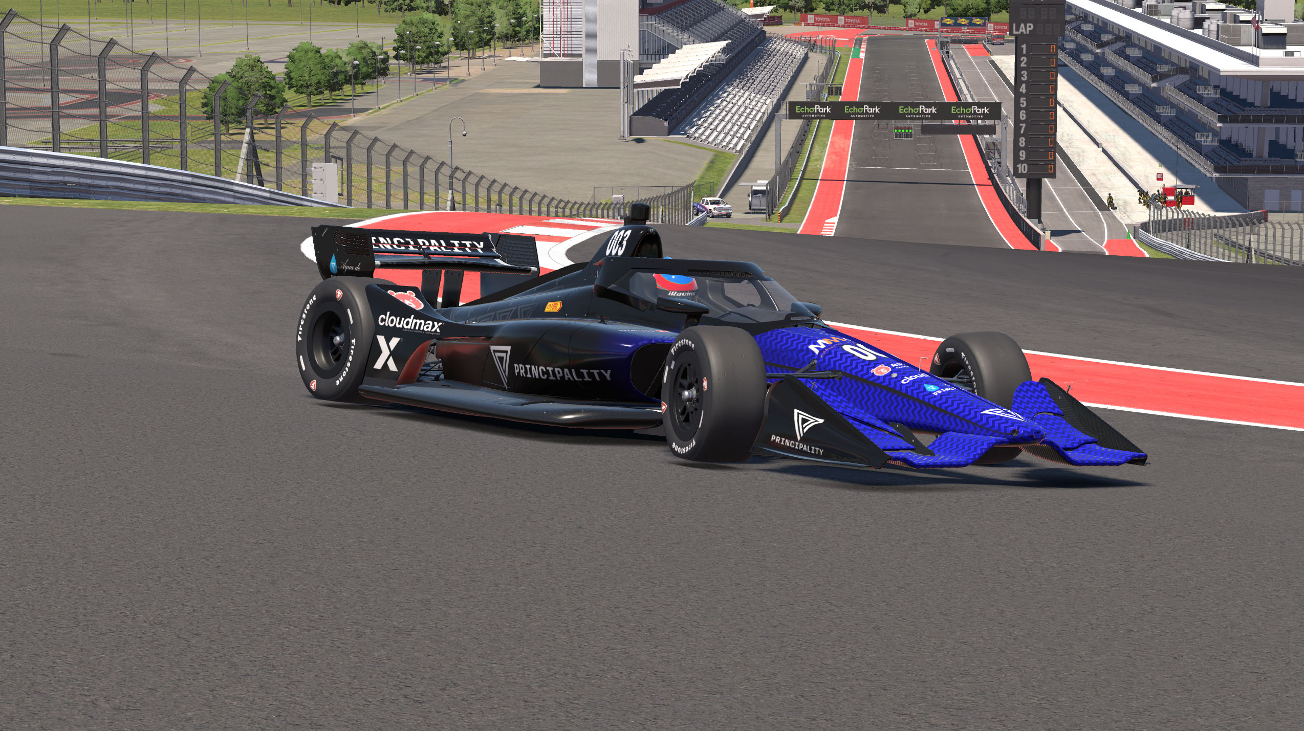 Indycar Dallara IR18 - PRINCIPALITY