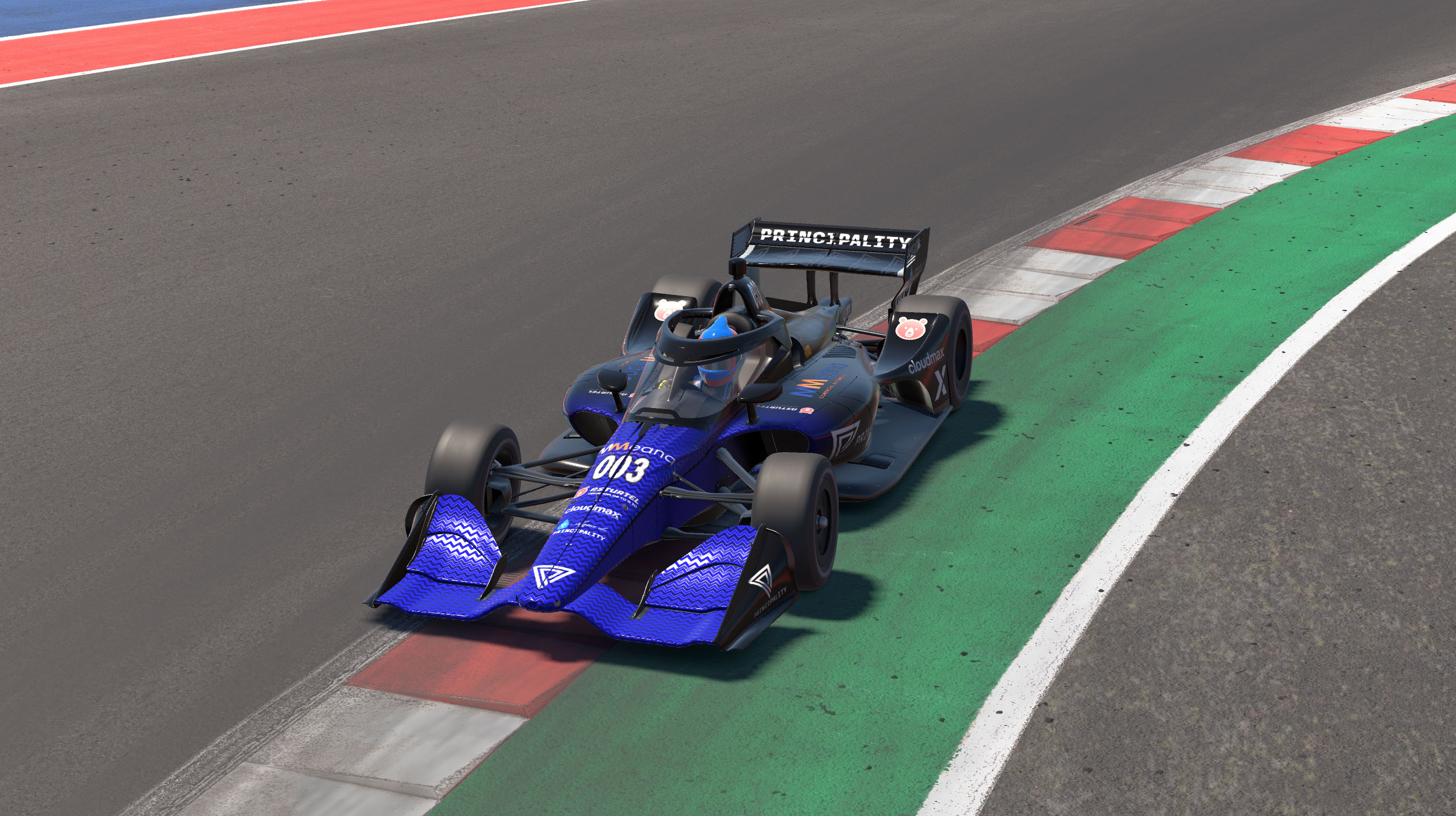 Indycar Dallara IR18 - PRINCIPALITY
