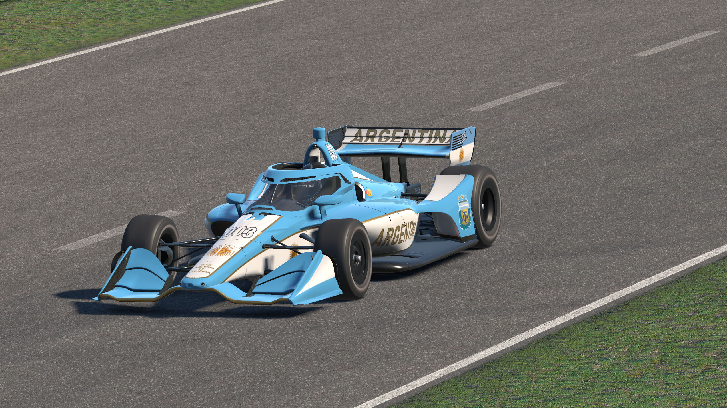 Indycar Dallara IR18 - Team Argentina