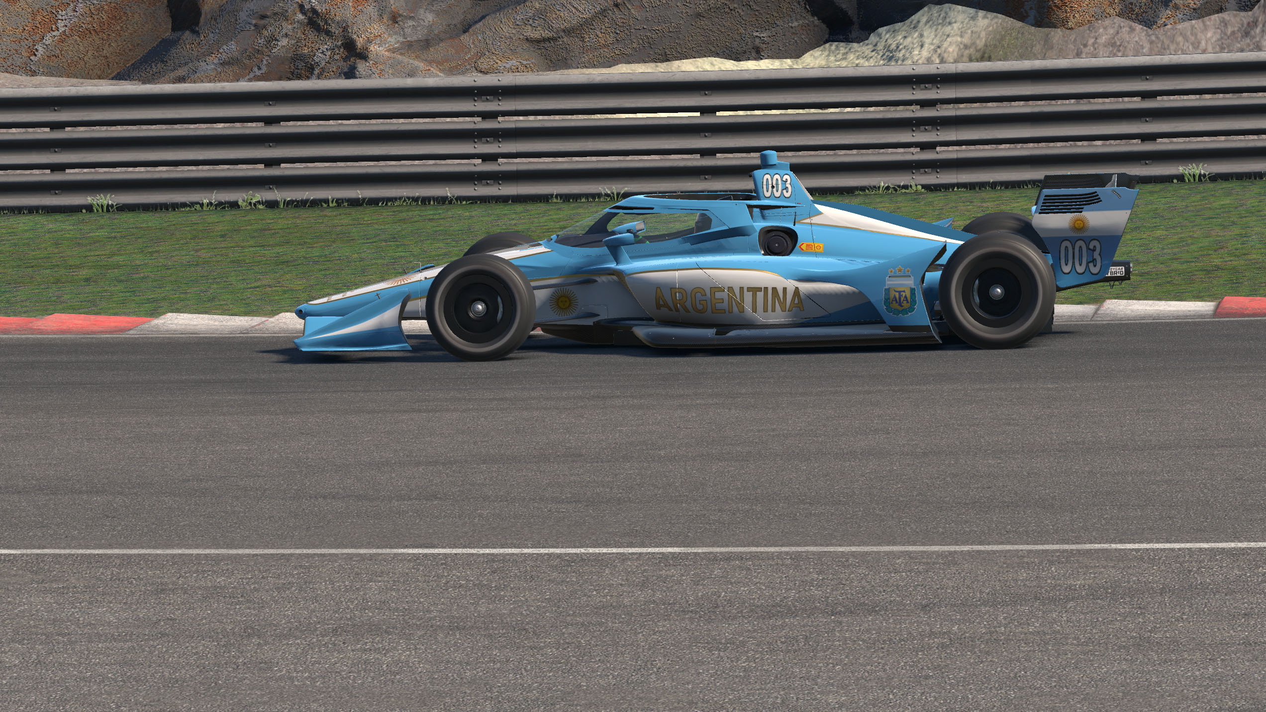 Indycar Dallara IR18 - Team Argentina